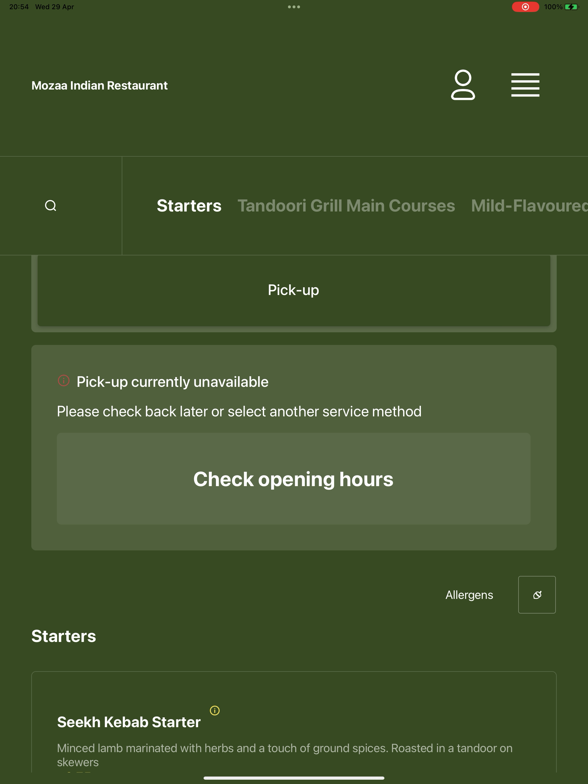 Mozzaa Inidan Restaurant screenshot 7