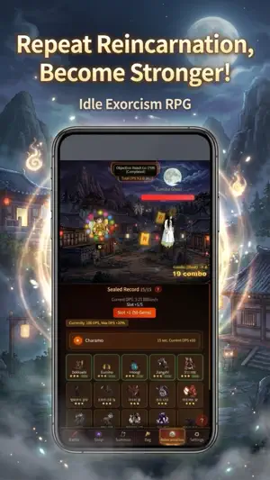 Idle Exorcist: Demon Hunt RPG screenshot 2