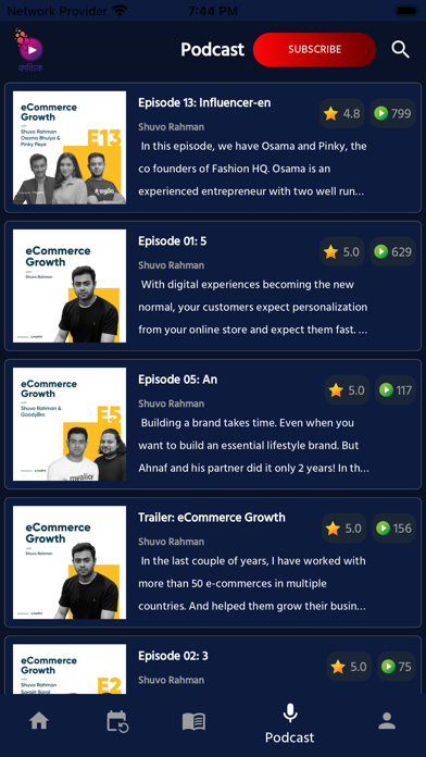 Kabbik - Audiobooks & Podcast Screenshot