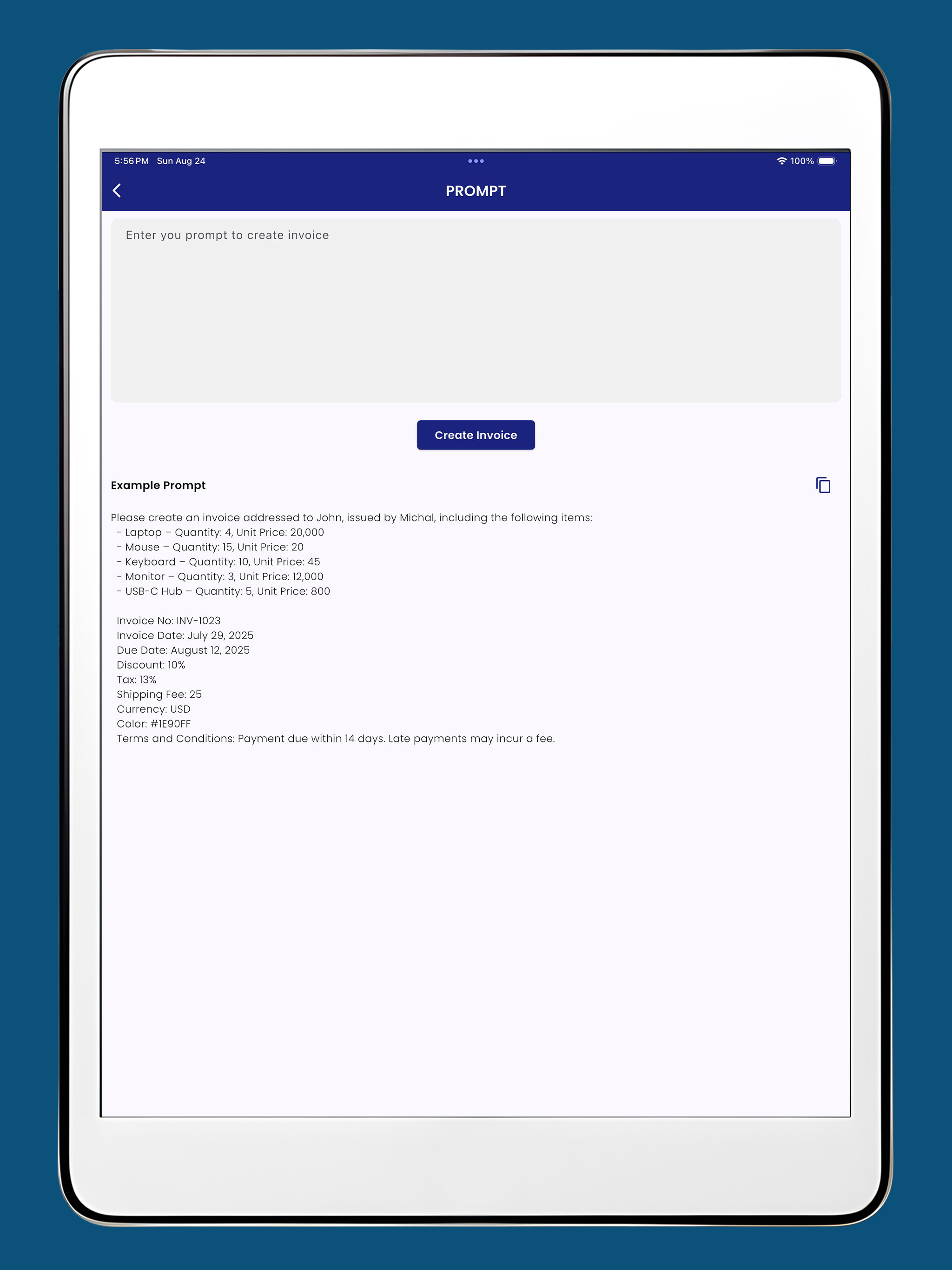 AI Invoice Maker & Receipts screenshot 7