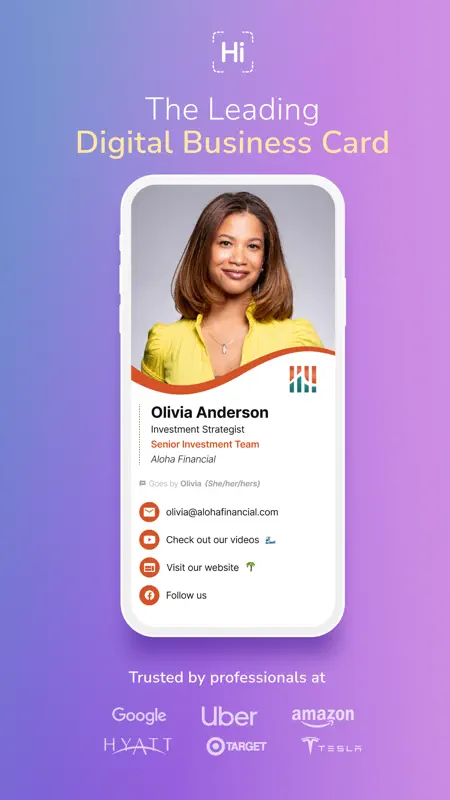 HiHello Carte de Visite screenshot 1 of 10