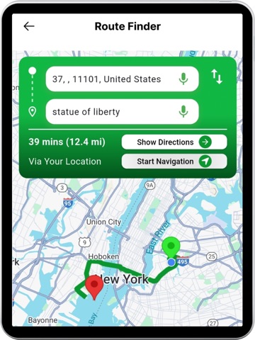GPS Maps & Driving Directions iPad screenshot