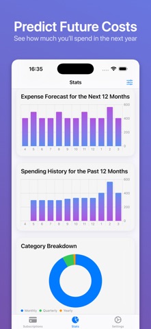 SubSave: Subscription Reminder iPhone screenshot