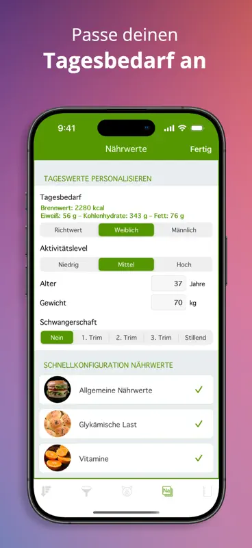 Nährwertcheck – Gesund essen screenshot 6 of 10