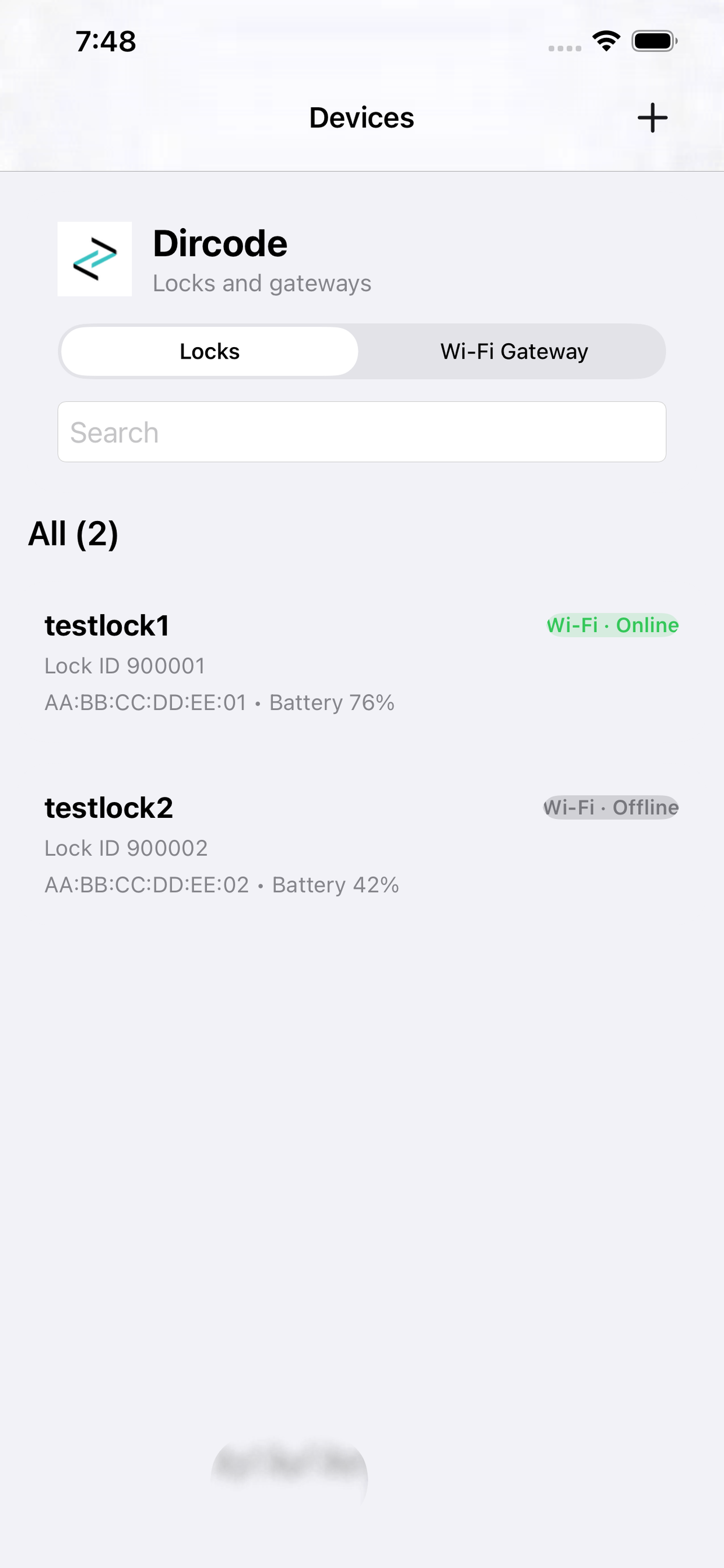 Dircode lock