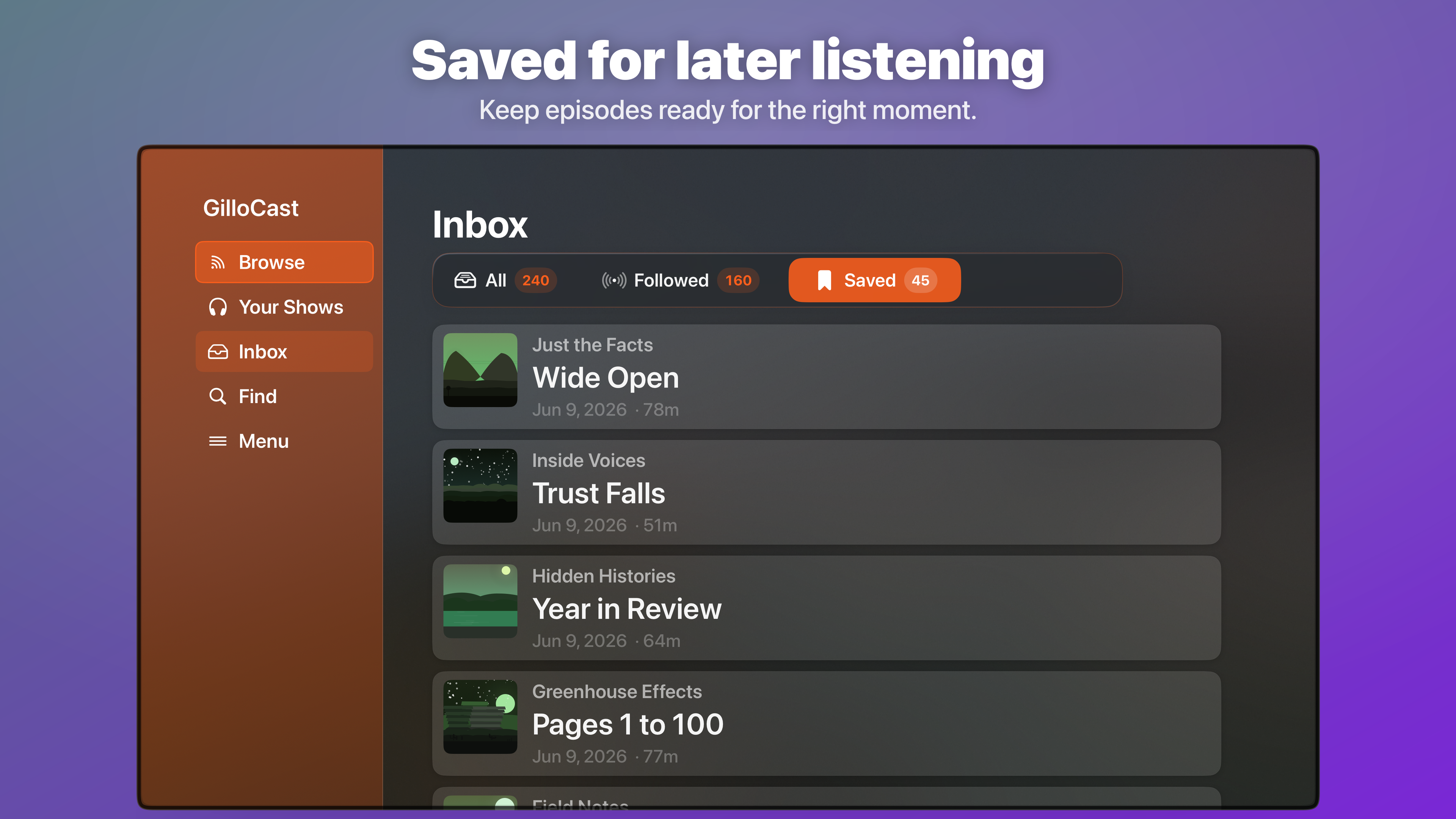 GilloCast: Podcasts and Shows screenshot 39