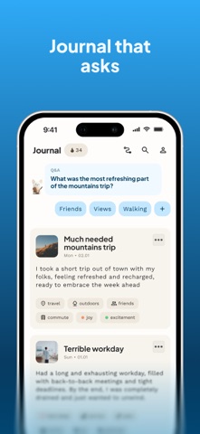 Tellself: more than AI journal Screenshot 2 of 8