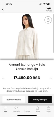 XYZ Fashion Store iPhone screenshot