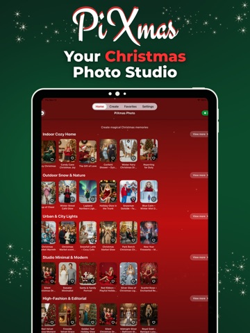 Christmas Pictures App: PiXmas iPad screenshot