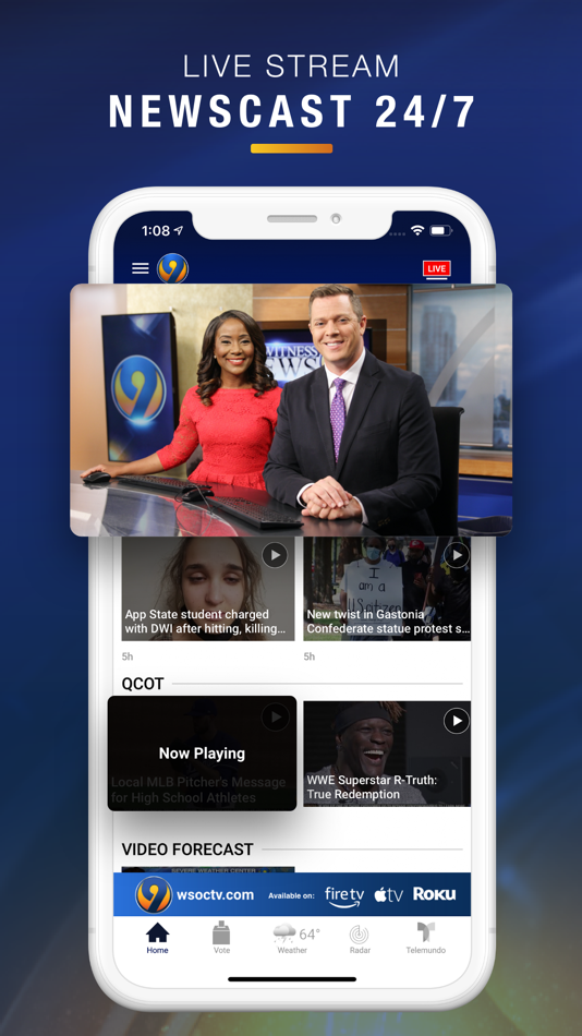 #3. WSOC-TV (iOS) 由: Cox Media Group
