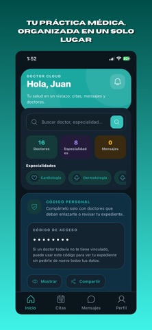 DoctorCloudID iPhone screenshot