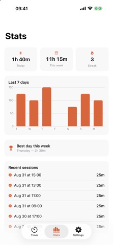 Focus Timer - Pomodoro Work screenshot 2
