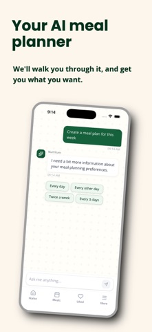NumYum: AI Meal Planner Screenshot 4 of 6