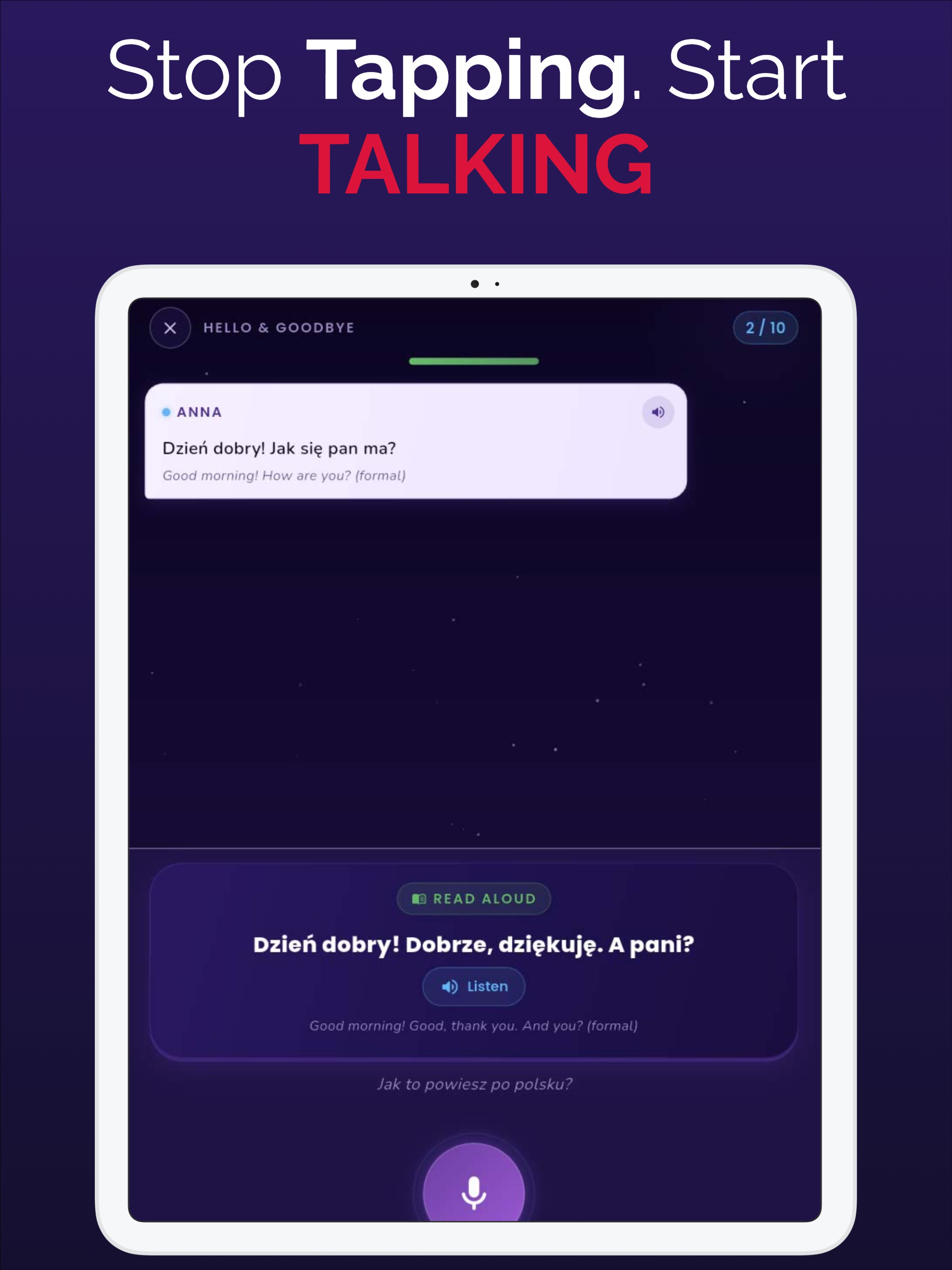 Movoza: Speak Polish Fast screenshot 9