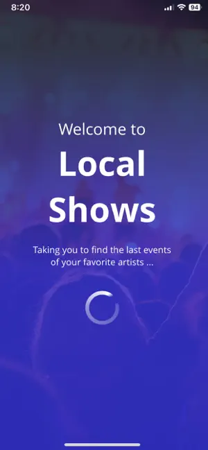 Local Shows screenshot 1