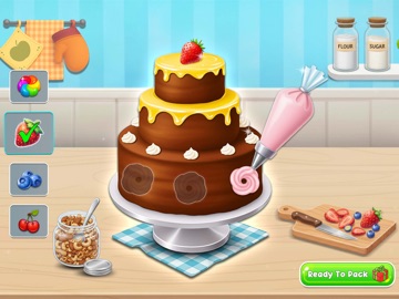 Cake Maker: DIY Dessert Game iPad screenshot