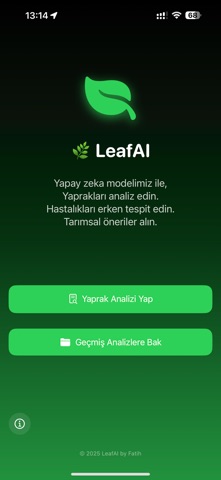 LeafAI screenshot