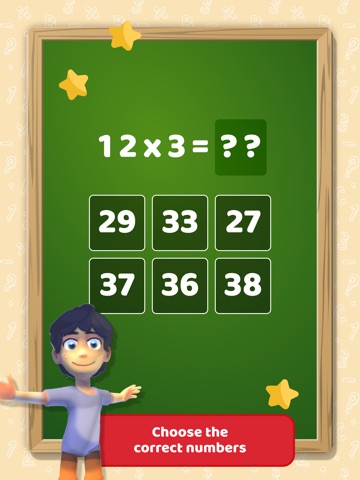Math Games - 4 Operations iPad screenshot