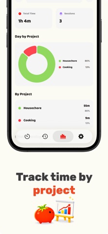 Timerow - Multi Time Tracker iPhone screenshot
