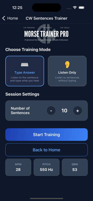 Morse Trainer Pro Screenshot 7 of 10