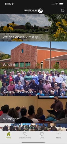 Naperville Church of Christ app screenshot