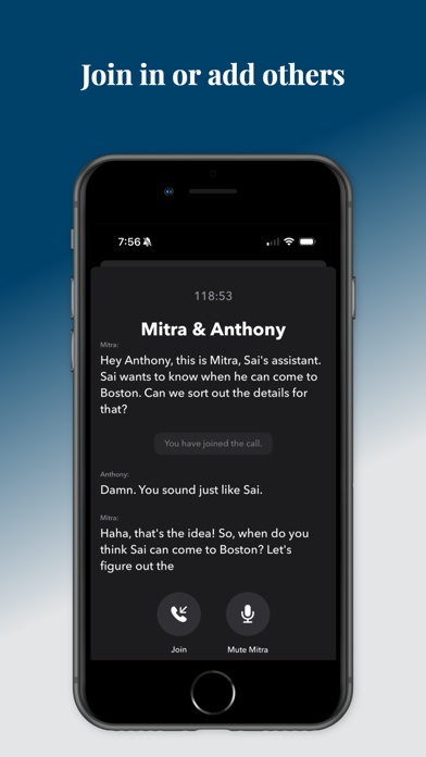 Mitra - AI Phone Assistant Screenshot