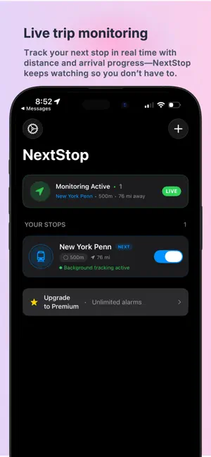 NextStop: Train & GPS Alarm screenshot 3