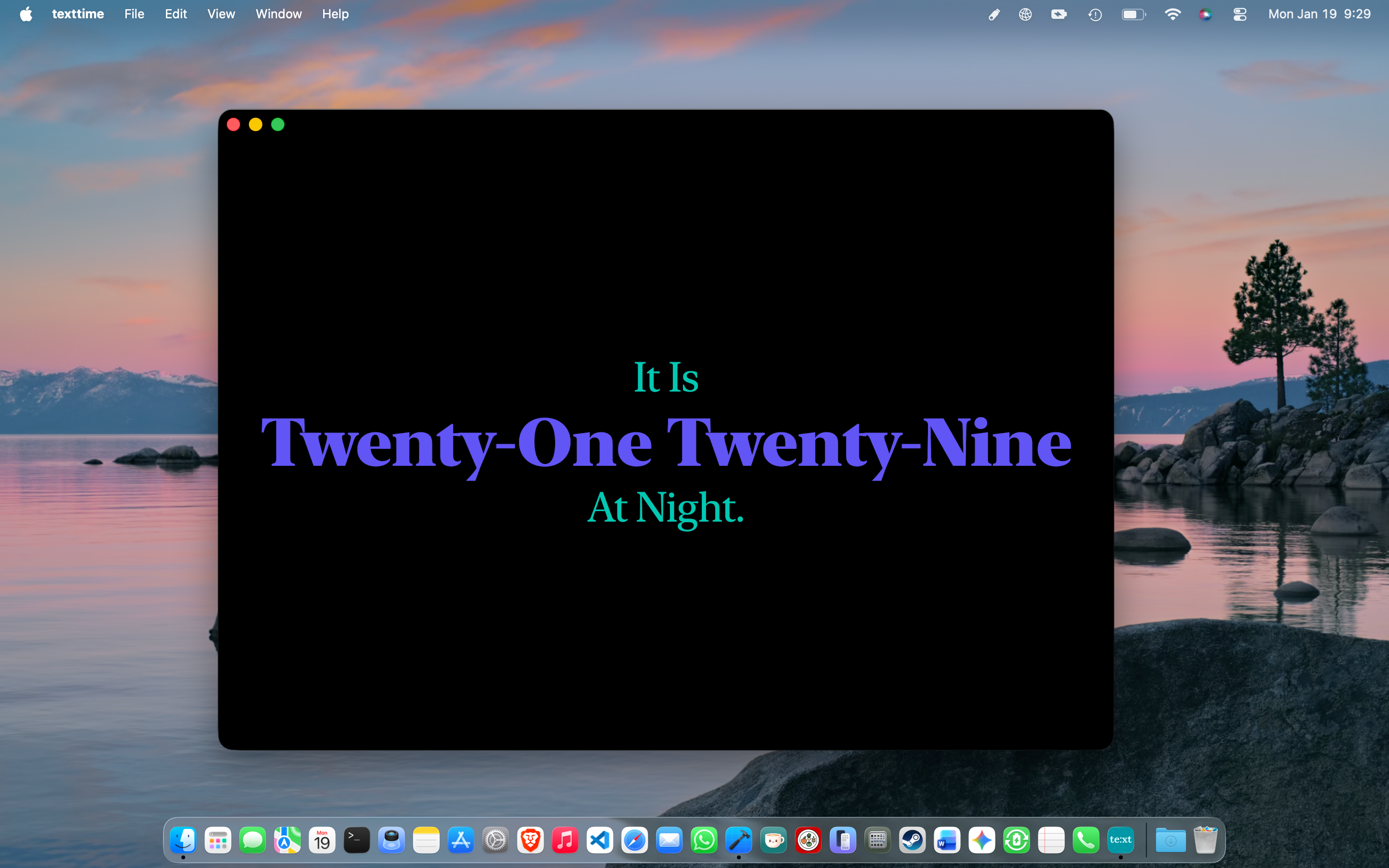 Custom Word Clock - TextTime