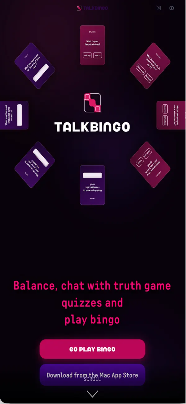 #1. TalkBingo (iOS) By: mijung an