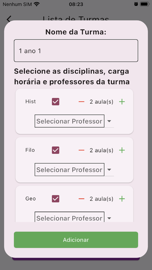 #5. School Schedule Generator (iOS) De: Felipe Reitz