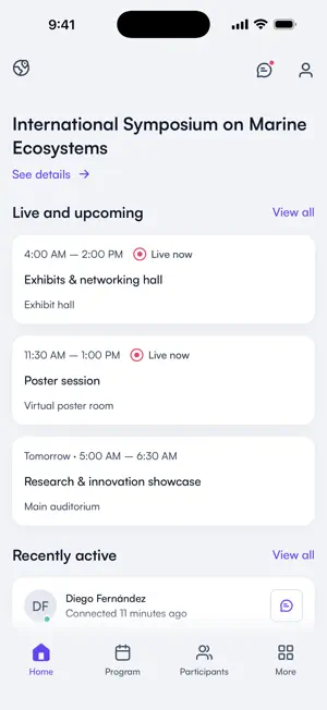Fourwaves Conference App screenshot 1
