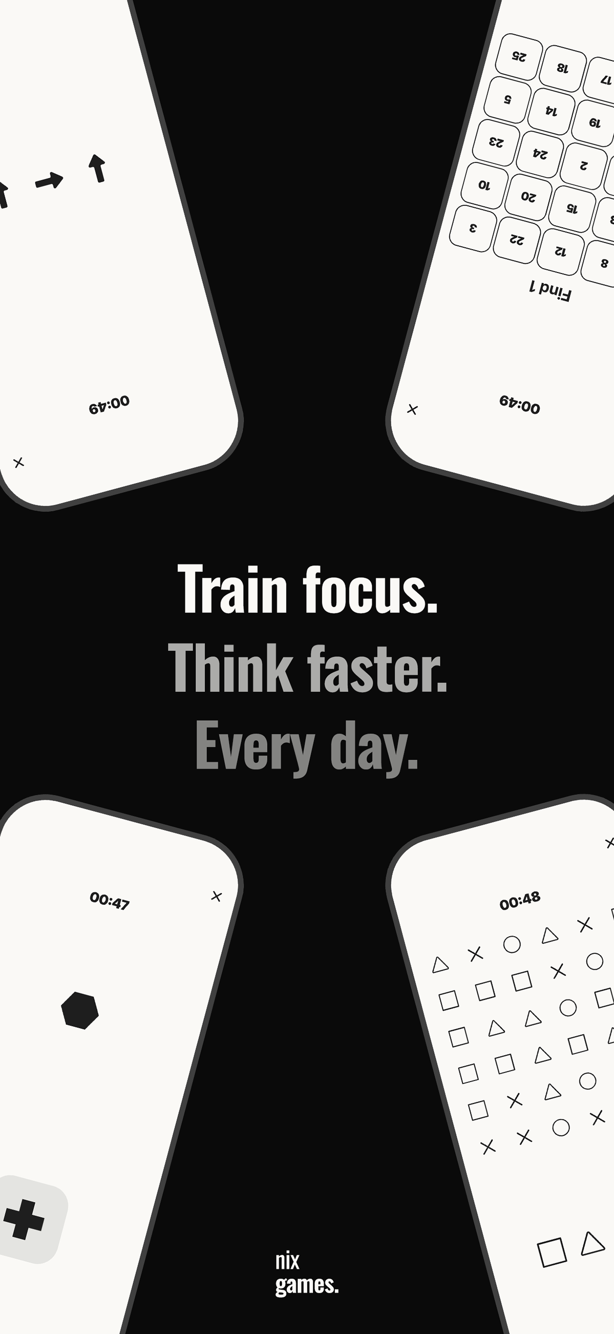Concentration training.