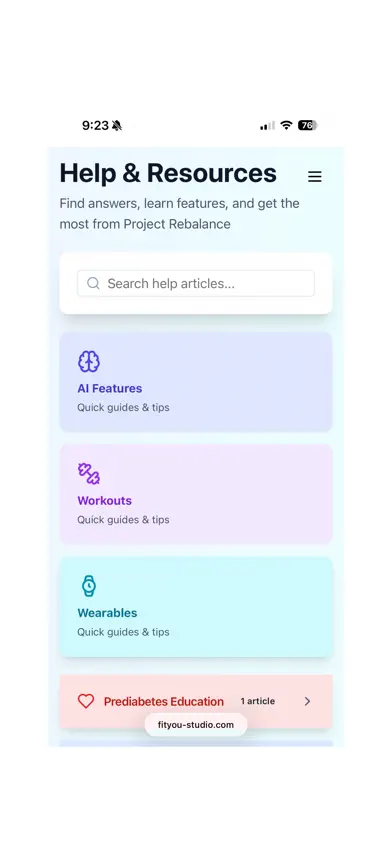 Project Rebalance screenshot 3