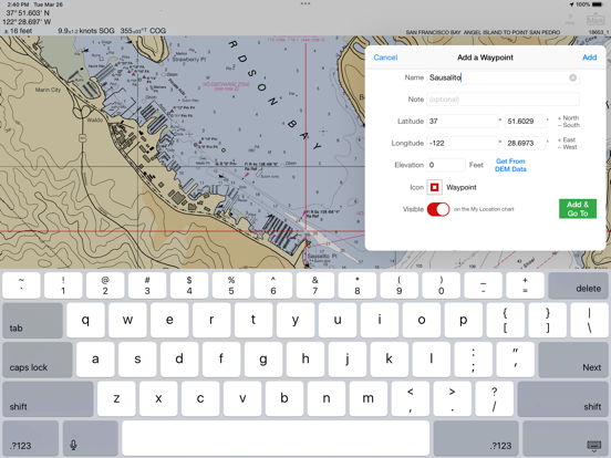 Screenshot #6 pour iSailGPS : NOAA USA RNC Charts