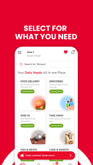 TABAQ : Food Delivery & More Screenshot 2 - AppWisp.com TABAQ : Food Delivery & More Screenshot 2 - AppWisp.com