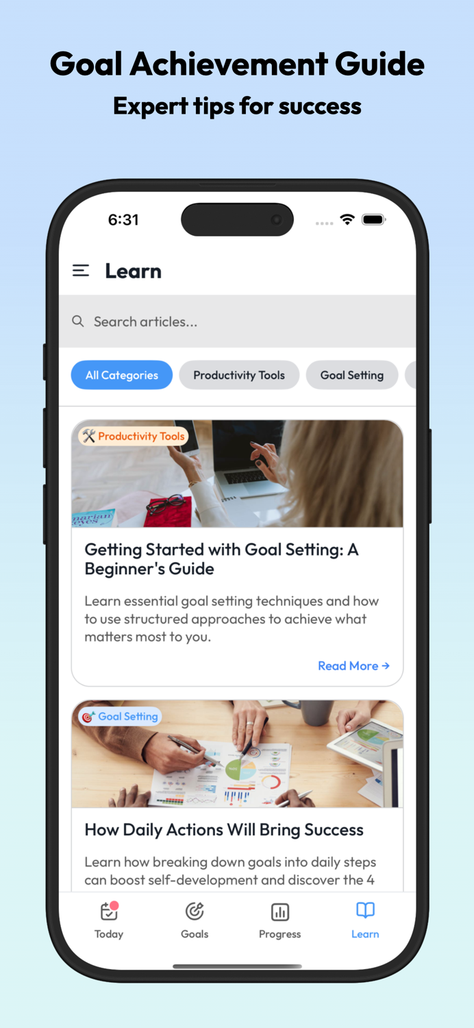 Goal Tracker - GoalScript