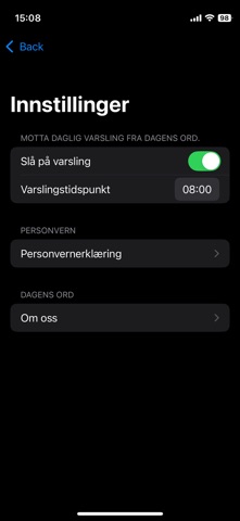 Dagens Ord screenshot