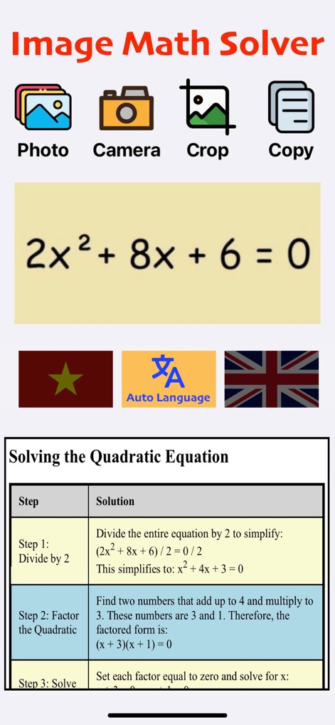 Math Solver With Solution - AI - Education App | MWM
