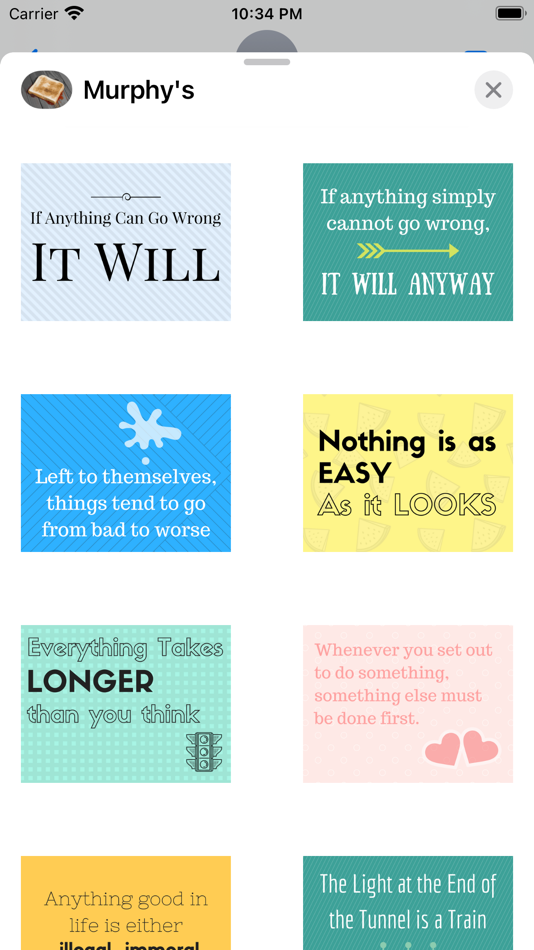 #1. Murphy's Stickers (iOS) 由: Tech Positive