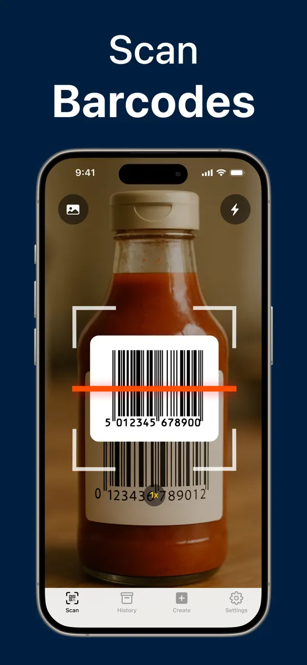 #2. QR Code Reader；Barcode Scanner (iOS) Ved: Egebit