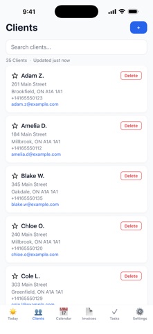 MyKlient: Invoice & Scheduling Screenshot 3 of 10