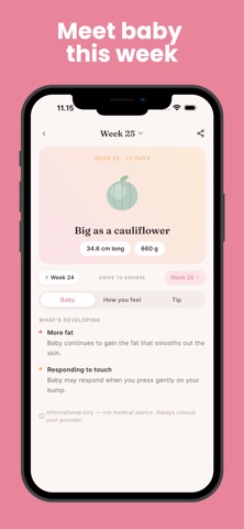 Pregnancy Week Tracker: Bloom Screenshot 6 of 10