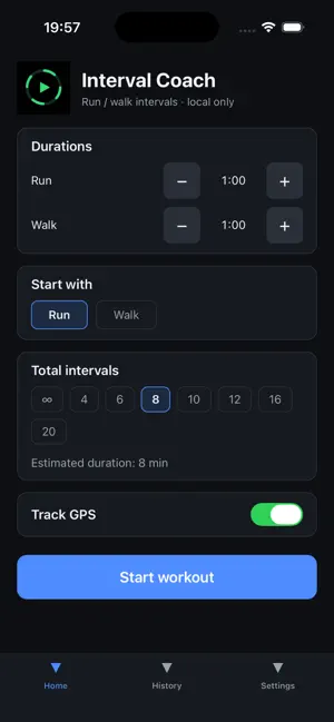 Interval Coach Trainer screenshot 2