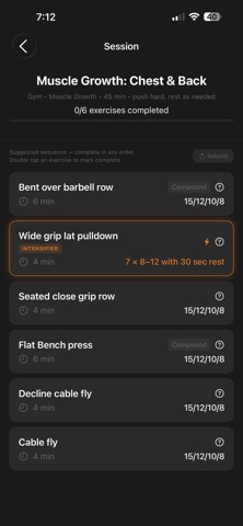 BYO Coach iPhone screenshot