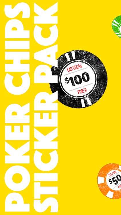 Poker Chips Sticker Pack
