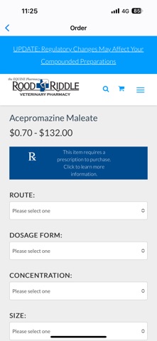 RRVP Equine Formulary Screenshot 6 of 7