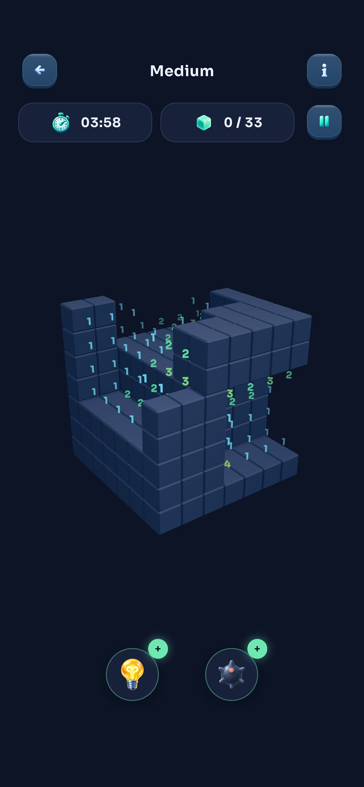 Screenshot 2 of KabooMine: 3D Minesweeper