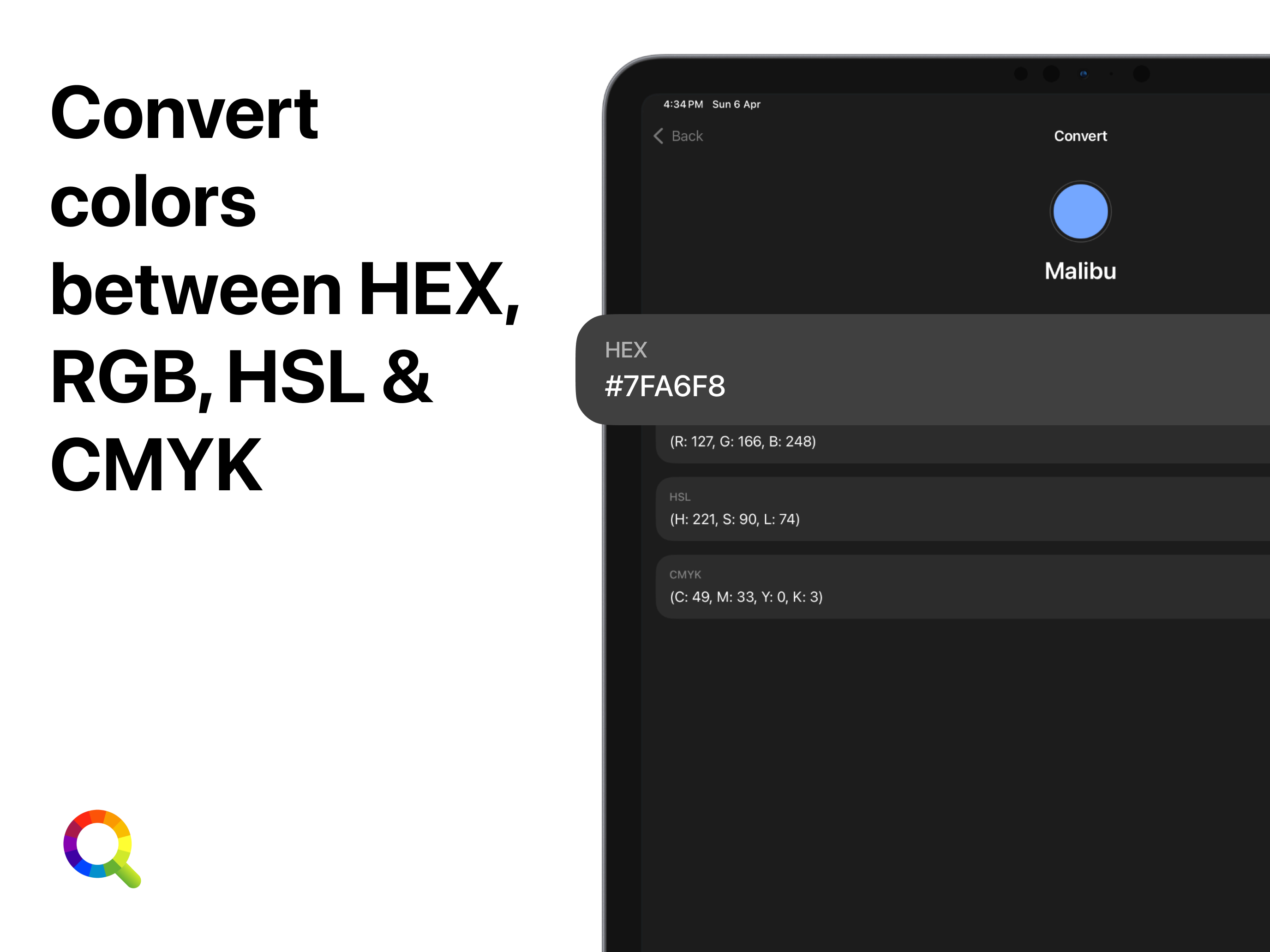 Color Identifier, Picker: Hue