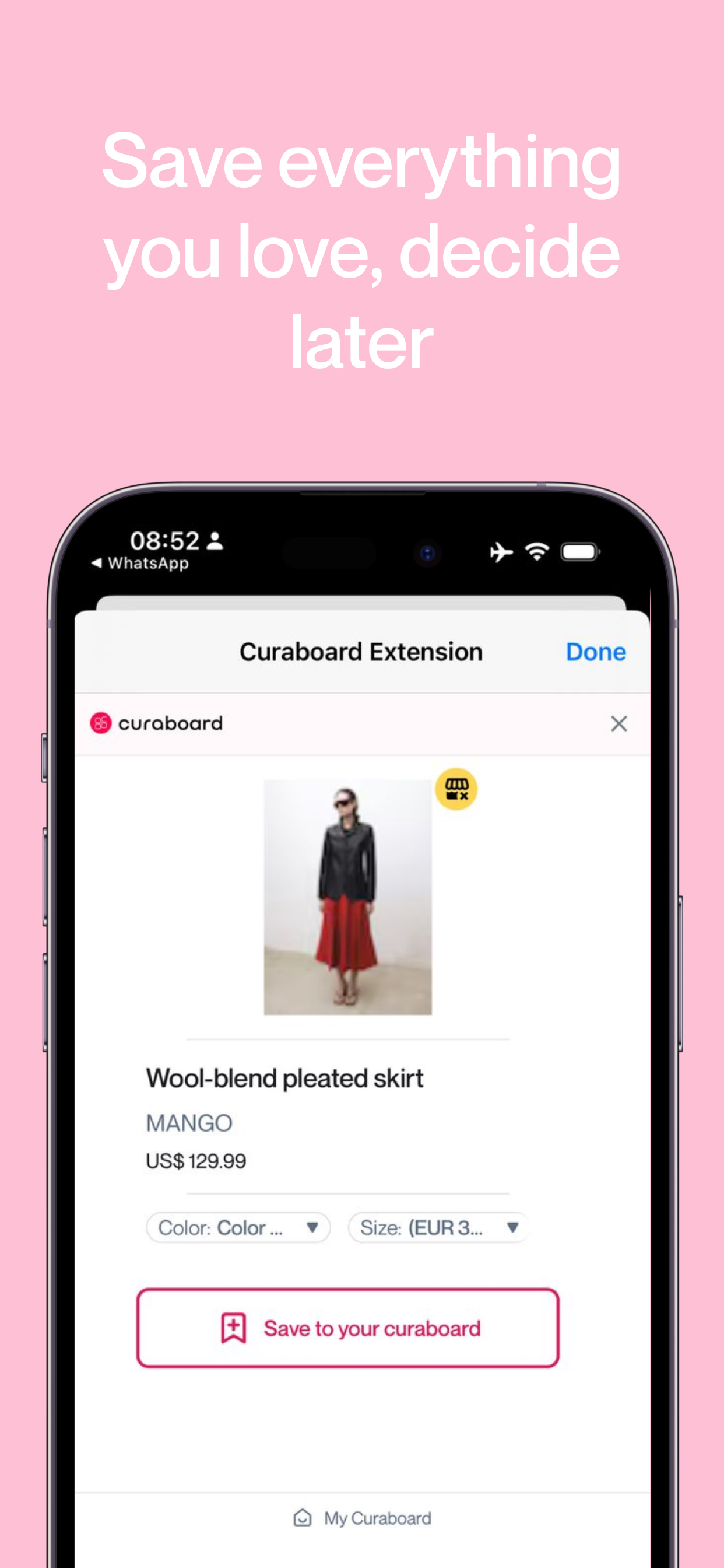 Curaboard screenshot 2