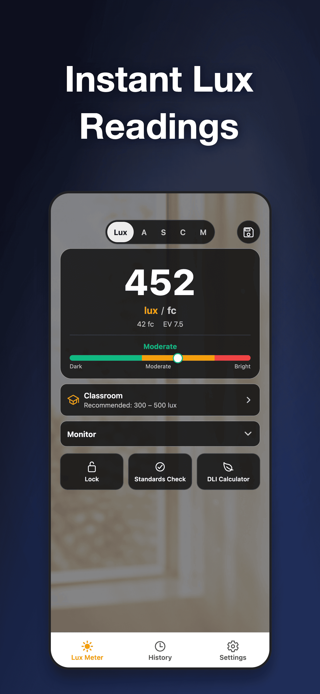 Light Meter・Lux Meter screenshot 3